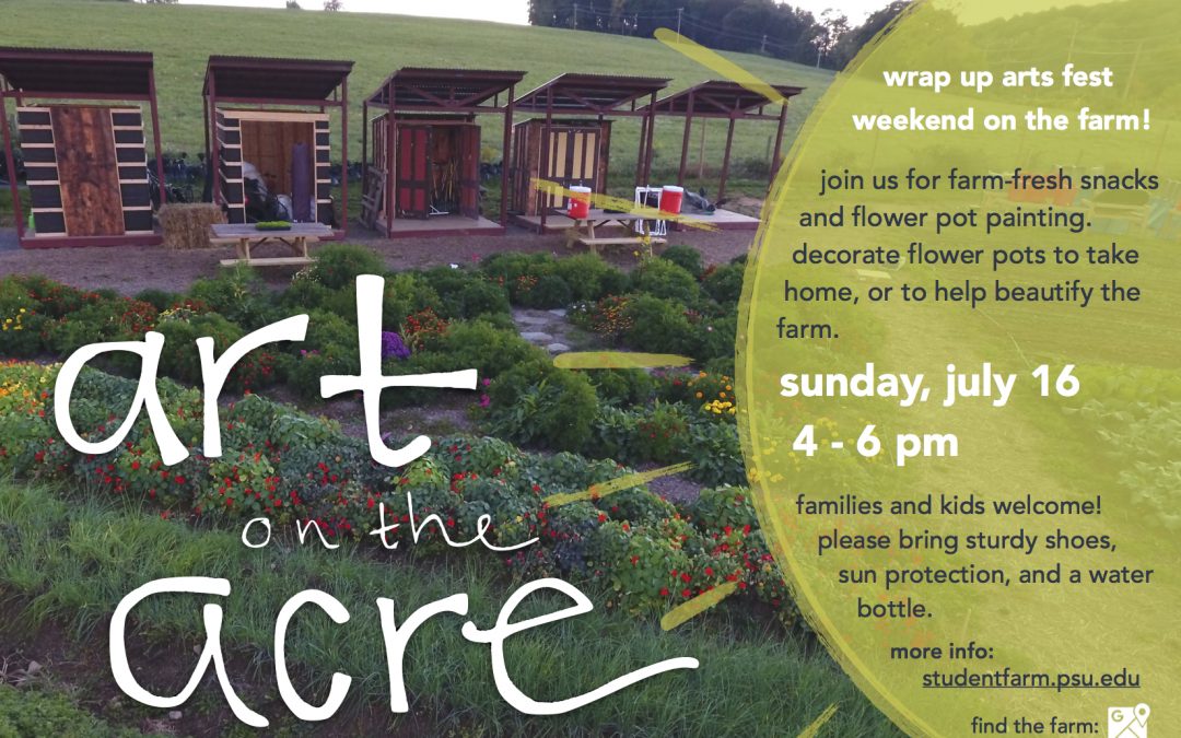 Mark your calendars for Art on the Acre!